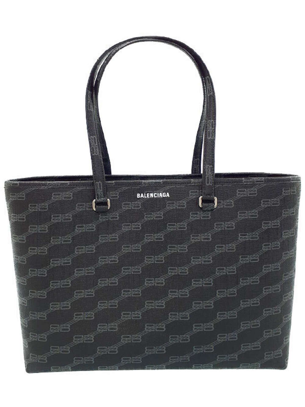 Balenciaga Monogram Signature Shopper Bag Tote